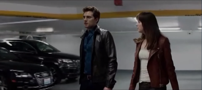 Thanks, Christian Grey's garage, for the glaring reminder that Audi had a product placement deal for this film.